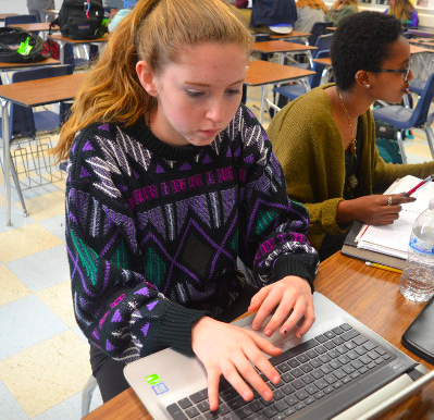 2017 National Journalist of the Year Meghan Bobrowsky graduated from Davis Senior High School, where she was the EIC of Blue Devil Hub. 